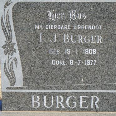 BURGER L.J. 1909-1977