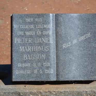 BASSON Pieter Daniel Marthinus 1901-1963