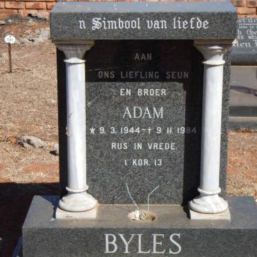 BYLES Adam 1944-1984