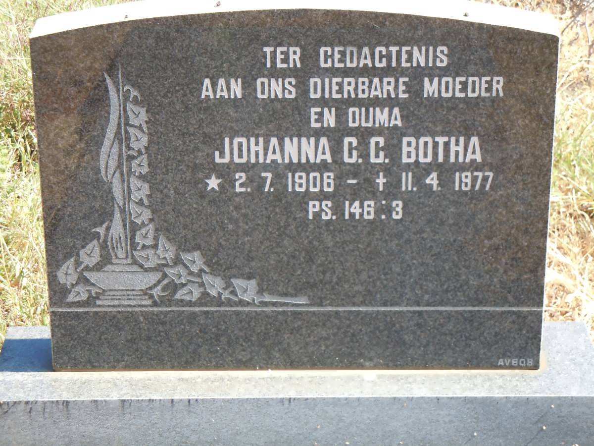 BOTHA Johanna C.C. 1906-1977