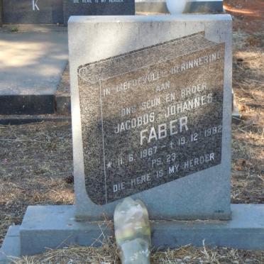 FABER Jacobus Johannes 1967-1982