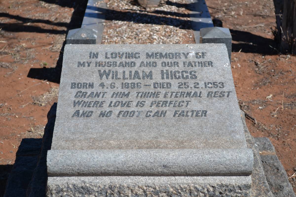 HIGGS William 1886-1953