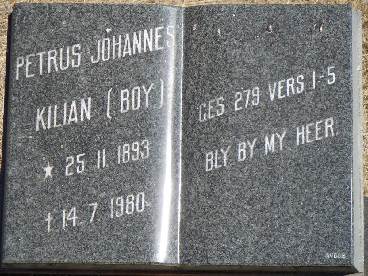 KILIAN Petrus Johannes 1893-1980