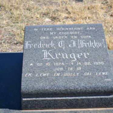 KRUGER Fredrick C.J 1924-1990