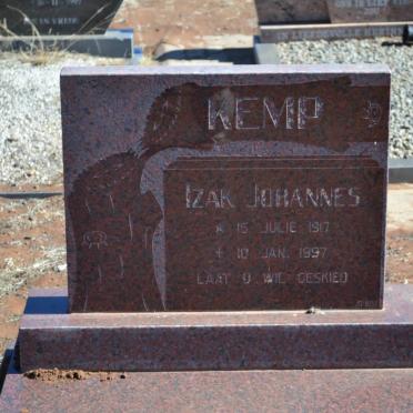 KEMP Izak Johannes 1917-1997