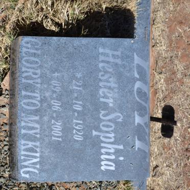 LUYT Hester Sophia 1920-2001