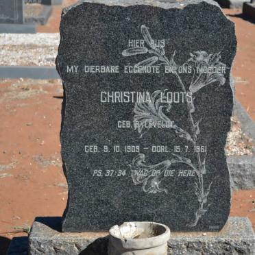 LOOTS Christina nee BYLEVELDT 1909-1961