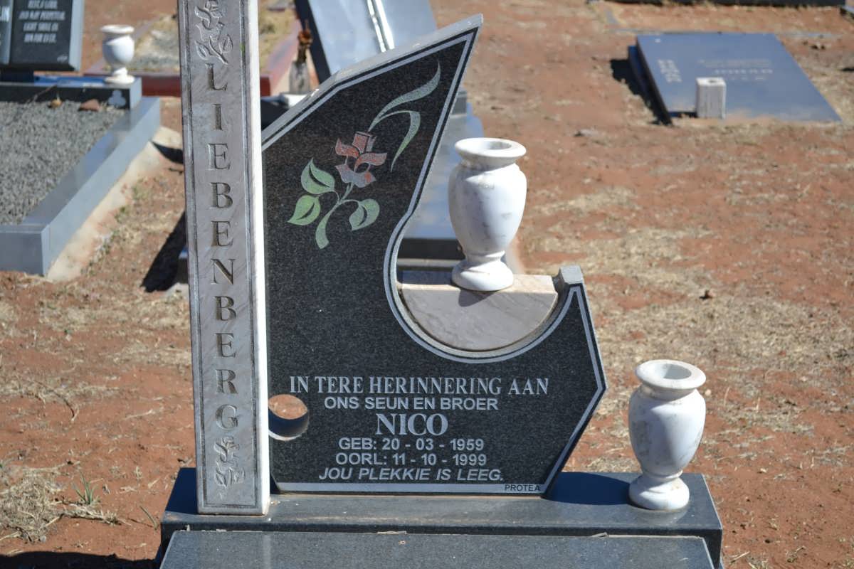 LIEBENBERG Nico 1959-1999