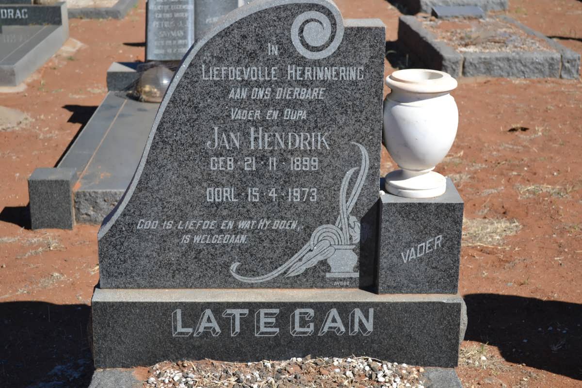 LATEGAN Jan Hendrik 1899-1973