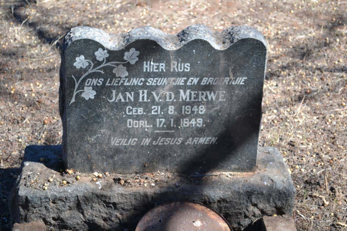 MERWE Jan H., v.d. 1948-1949
