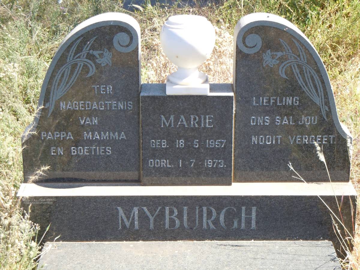 MYBURGH Marie 1957-1973