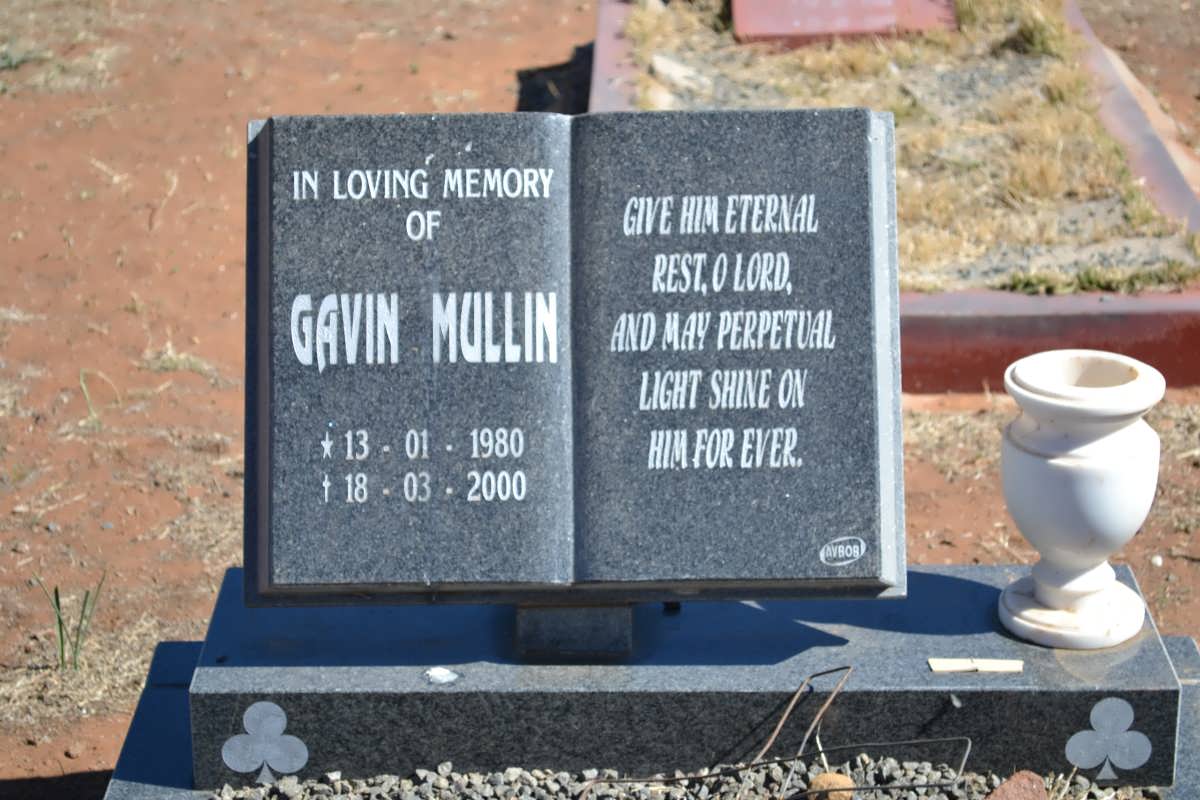 MULLIN Gavin 1980-2000