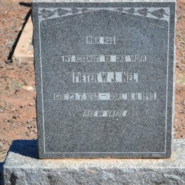 NEL Pieter W.J. 1869-1949