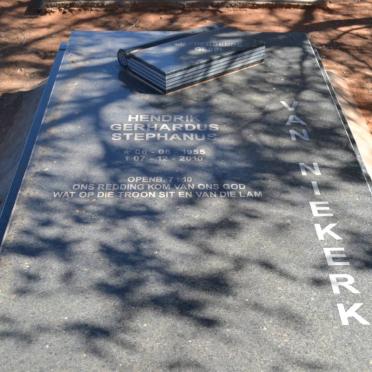 NIEKERK Hendrik Gerhardus Stephanus, van 1955-2010