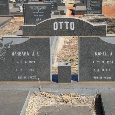 OTTO Karel J. 1904-1977 &amp; Barbara J.L. 1907-1985