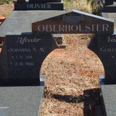 OBERHOLSTER Guilliam J.P. 1915-1989 &amp; Johanna S. M. 1914-1993