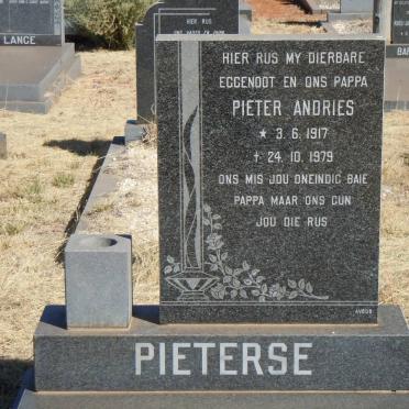 PIETERSE Pieter Andries 1917-1979
