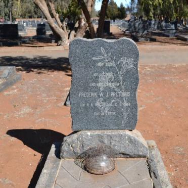 PRETORIUS Frederik W.J. 1901-1964