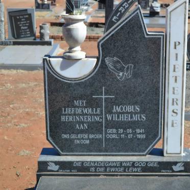 PIETERSE Jacobus Wilhelmus 1941-1999