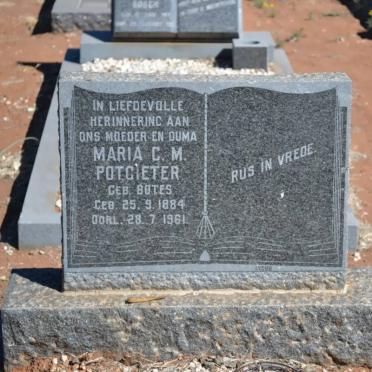 POTGIETER Maria G.M. nee BOTES 1884-1961