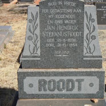 ROODT Jan Hendrik Stefanus 1896-1954