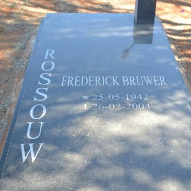 ROSSOUW Frederick Bruwer 1942-2004
