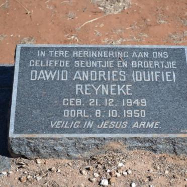 REYNEKE Dawid Andries 1949-1950