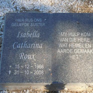 ROUX Isabella Catharina 1966-2008