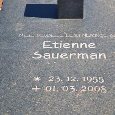 SAUERMAN Etienne 1955-2008