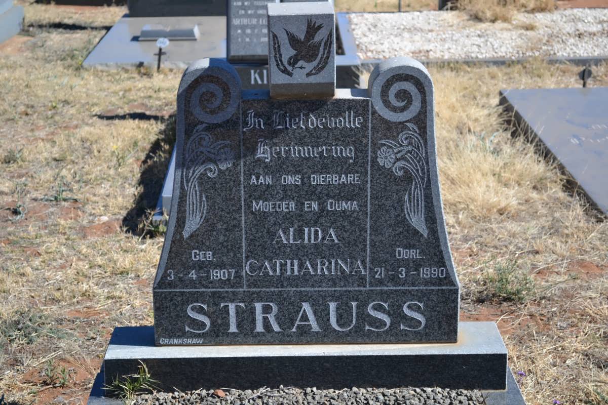 STRAUSS Alida Catharina 1907-1990