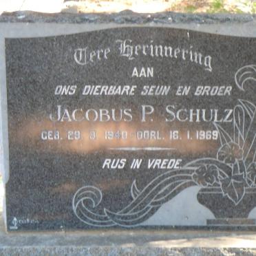SCHULZ Jacobus P. 1940-1969