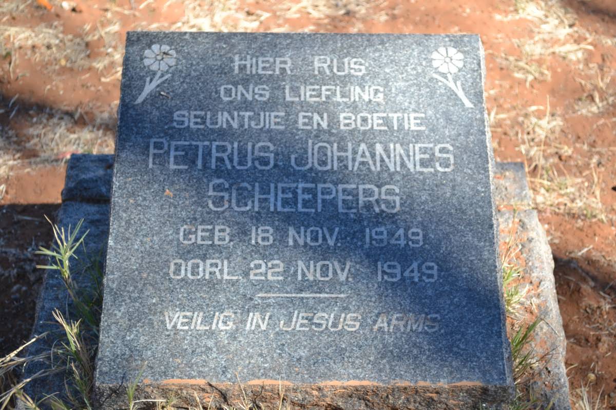 SCHEEPERS Petrus Johannes 1949-1949