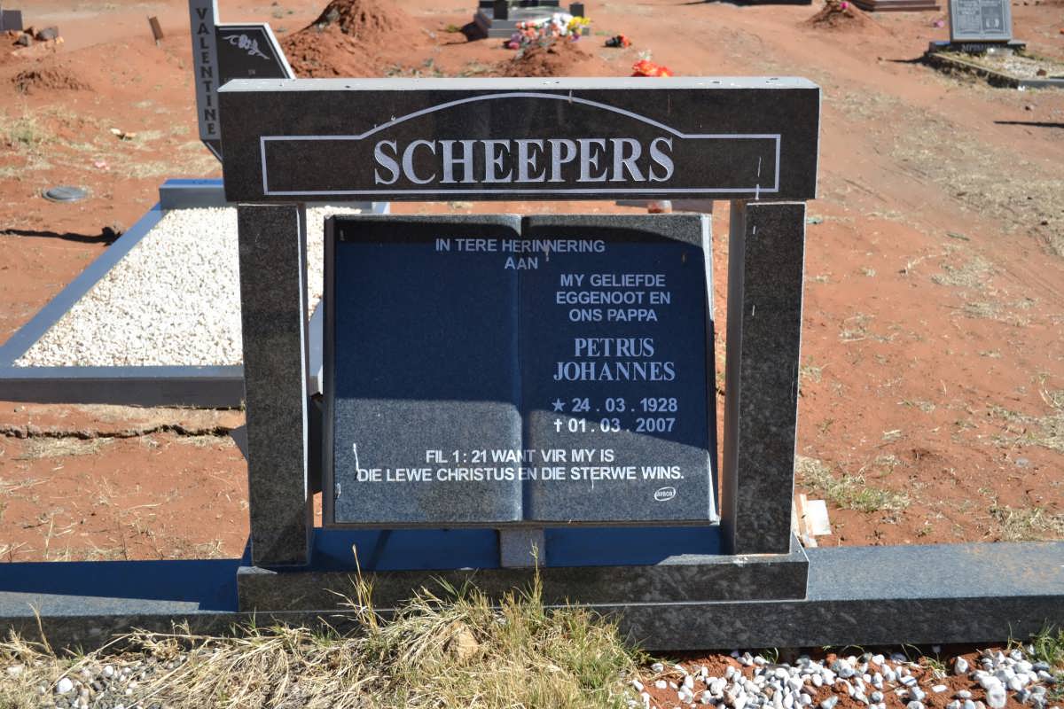 SCHEEPERS Petrus Johannes 1928-2007