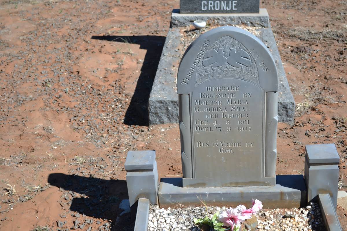 SMAL Maria Gloudina nee KRUGER 1911-1947