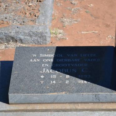 TONDER Jacobus C., van 1893-1947