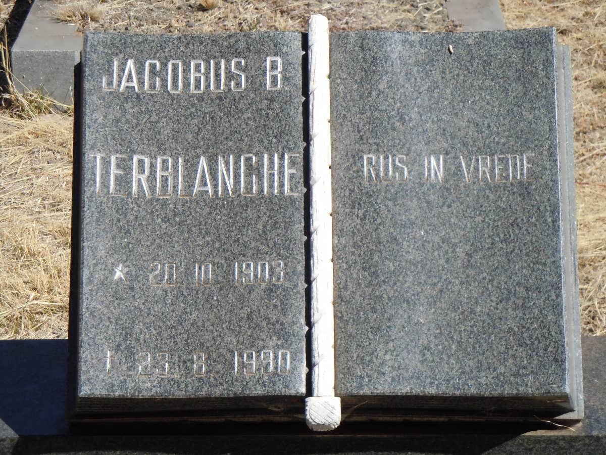 TERBLANCHE Jacobus B. 1903-1990
