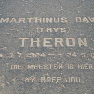 THERON Marthinus David 1924-1982