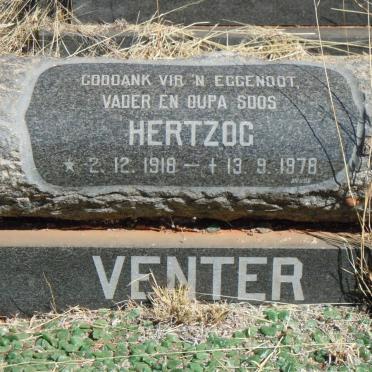 VENTER Hertzog 1918-1978