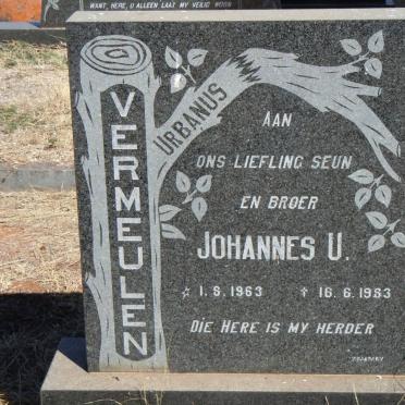 VERMEULEN Johannes Urbanus 1963-1983
