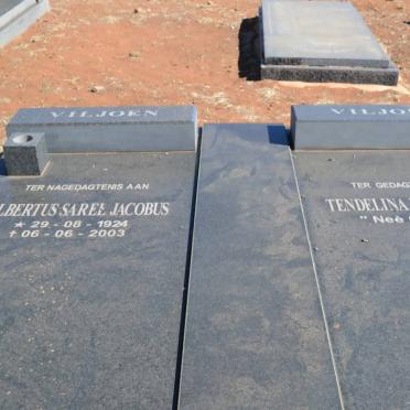 VILJOEN Albertus Sarel Jacobus 1924-2003 &amp; Tendelina Wilhelmina COLLEN