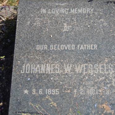 WESSELS Johannes W. 1895-1973