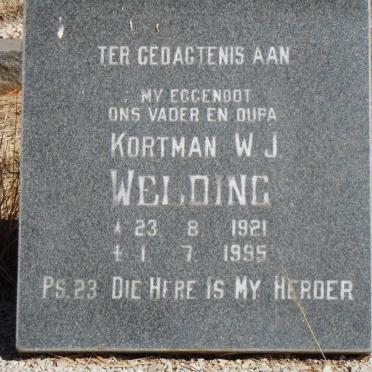 WELDING Kortman W.J. 1921-1995