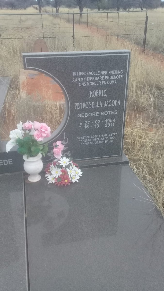 BOTES Petronella Jacoba nee BOTES 1954-2011