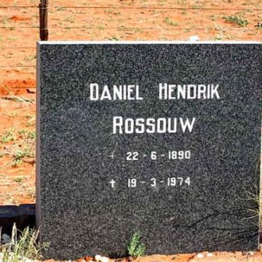 ROSSOUW Daniel Hendrik 1890-1974