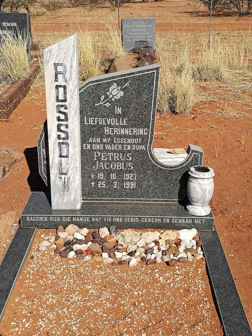 ROSSOUW Petrus Jacobus 1927-1991