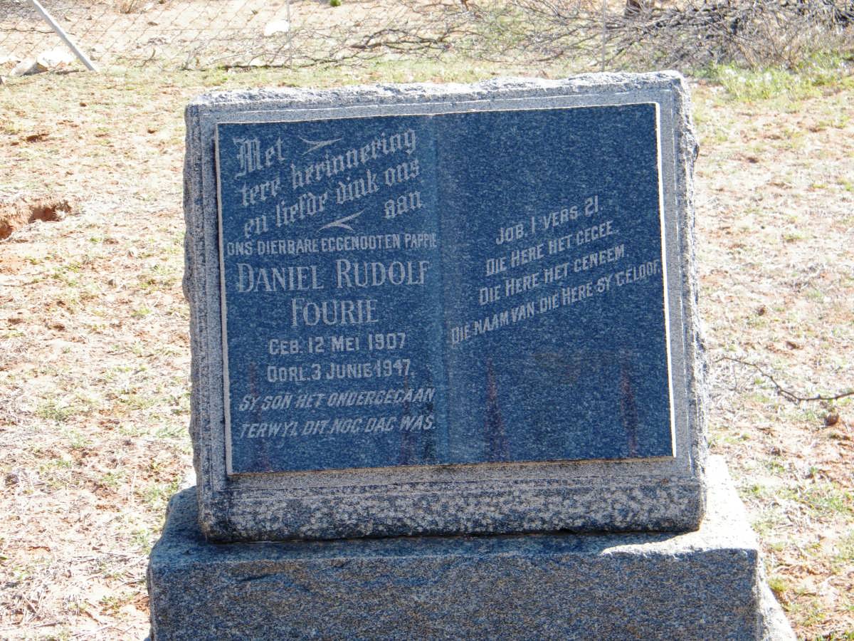 FOURIE Daniel Rudolf 1907-1947