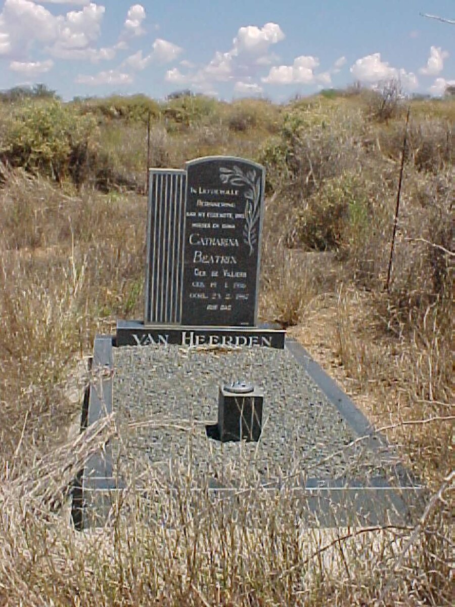 HEERDEN Catharina Beatrix, van nee DE VILLIERS 1916-1987