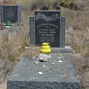 HEERDEN Susanna Maria, van nee LOFTY EATON 1889-1967