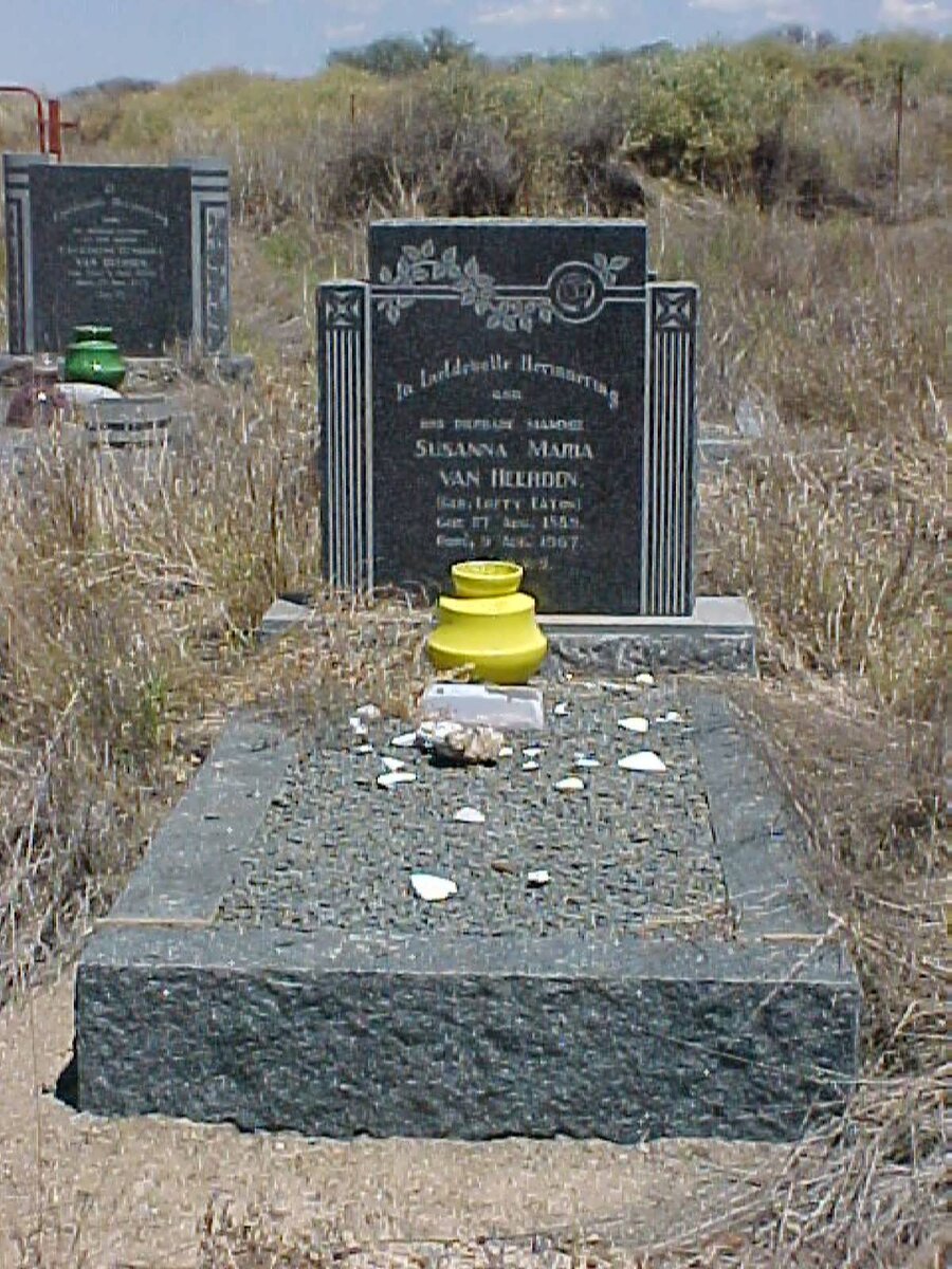 HEERDEN Susanna Maria, van nee LOFTY EATON 1889-1967