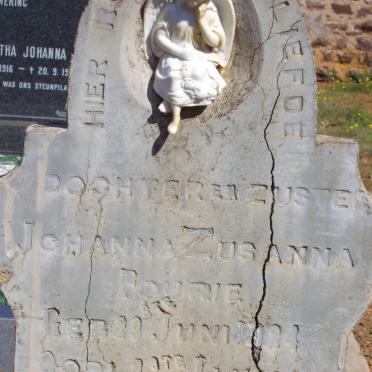 FOURIE Johanna Zusanna 1924-1930